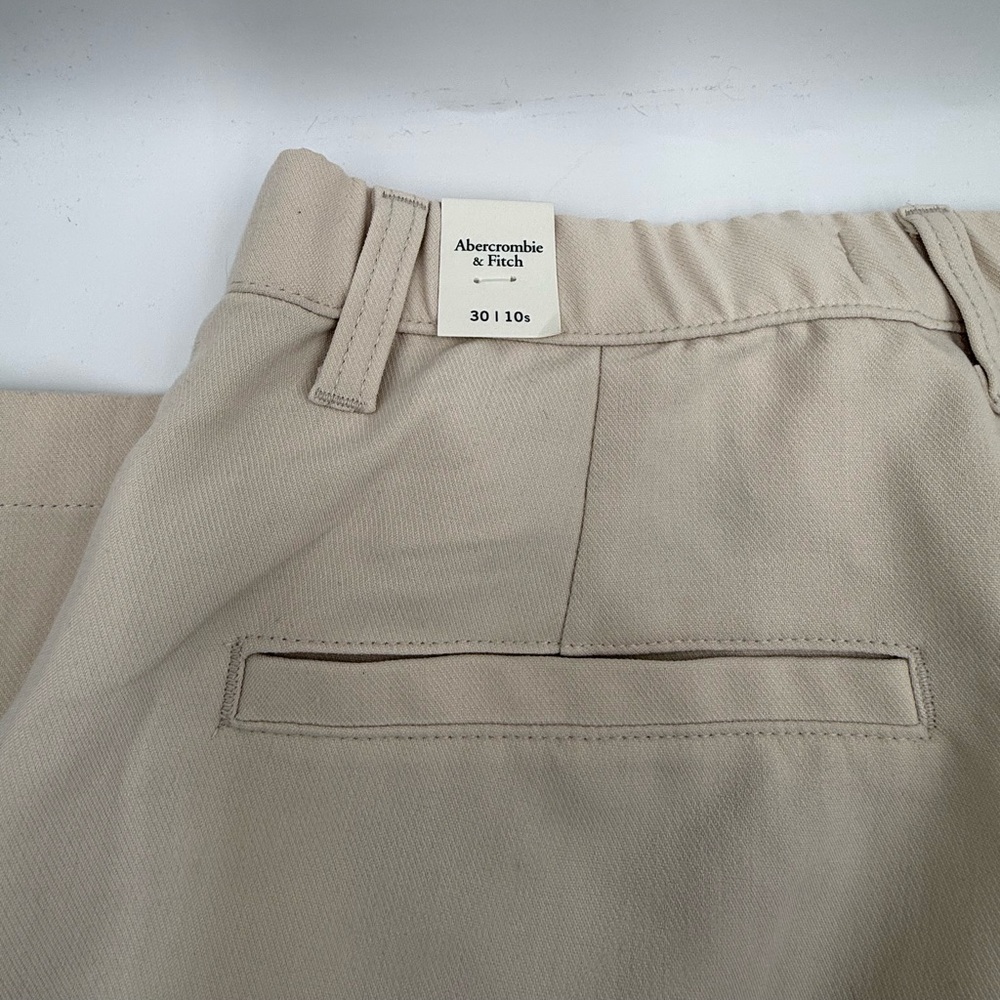 Abercrombie & Fitch Sloane Tailored Wide Leg Crossover Pant - Picture 8 of 10